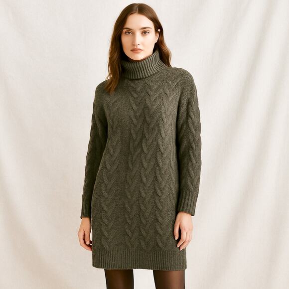 SOLD SOLD SOLD Luxury Cashmere Silk Wool Chunky Minimalist Cable Knit Sweate - Picture 11 of 11